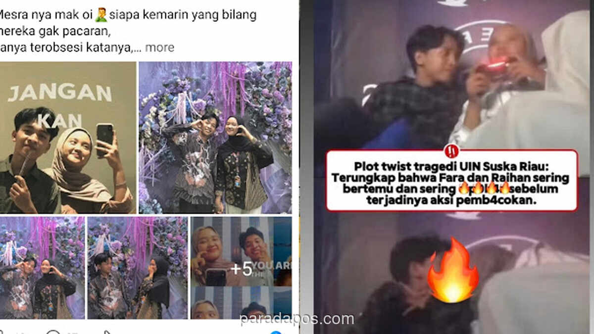 Video Kedekatan Mahasiswi UIN Riau dengan Terduga Pelaku Bacok Viral, Polisi Selidiki Motif