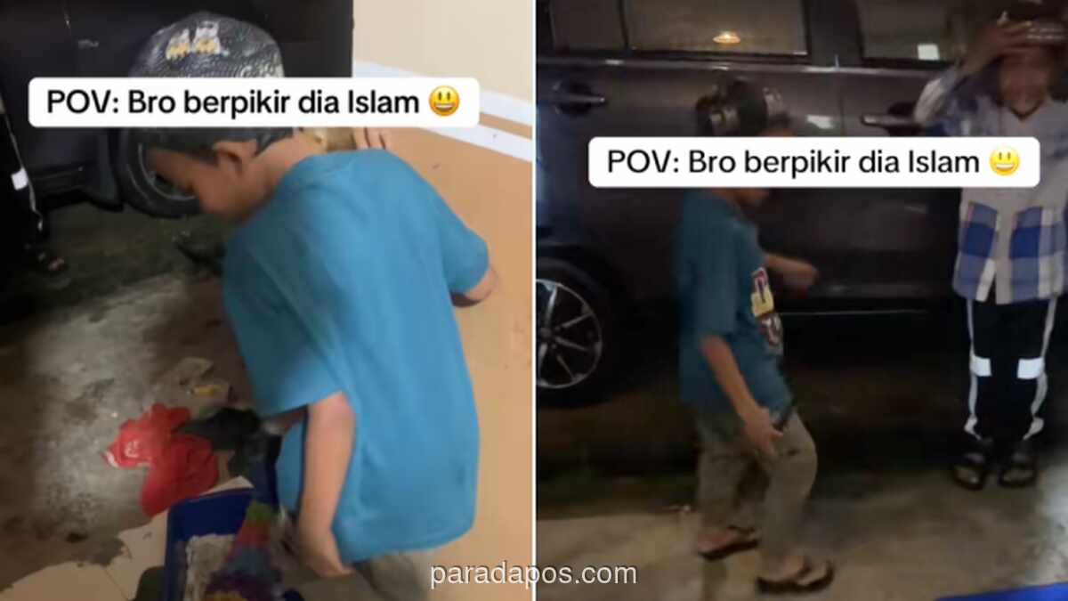 Bocah Kristen Ikut Tarawih, Video Keakraban Anak Viral di TikTok
