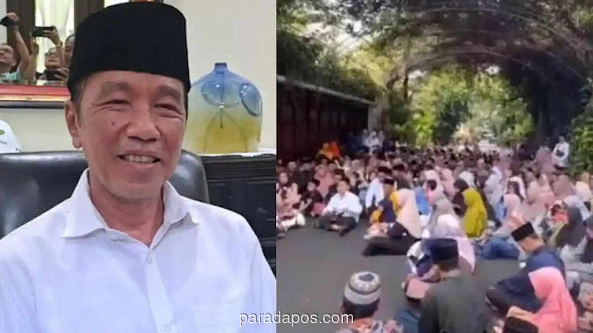 Warga Gelar Tahlilan di Depan Rumah Jokowi, Tuai Polemik di Media Sosial