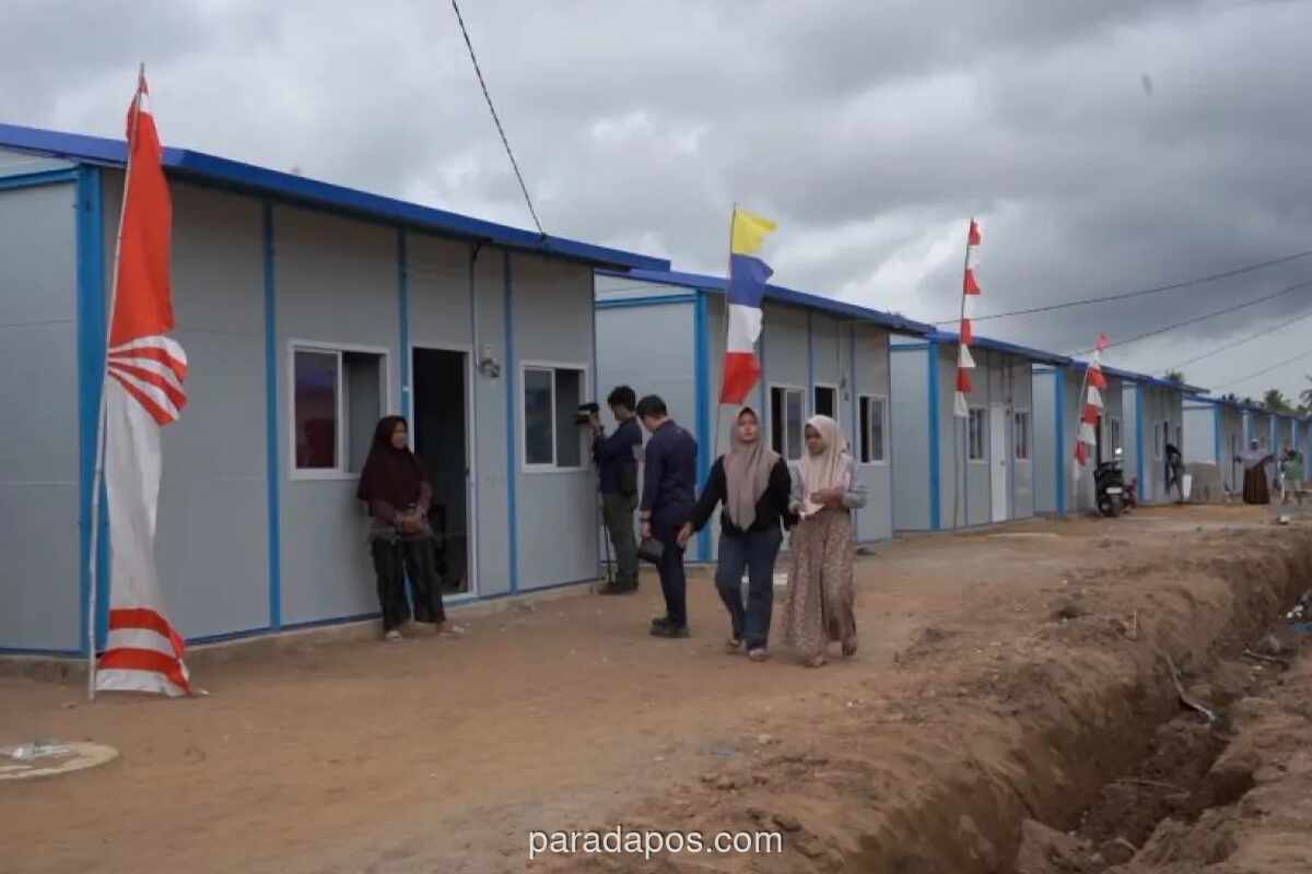 Seribu Huntap Tahap Pertama untuk Penyintas Bencana Aceh Utara Segera Rampung