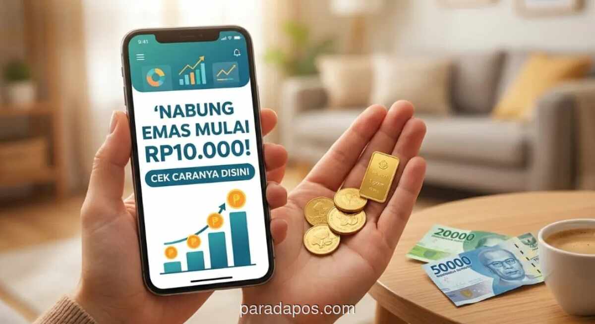 Investasi Emas Kini Bisa Dimulai dari Rp10.000 Berkat Platform Digital