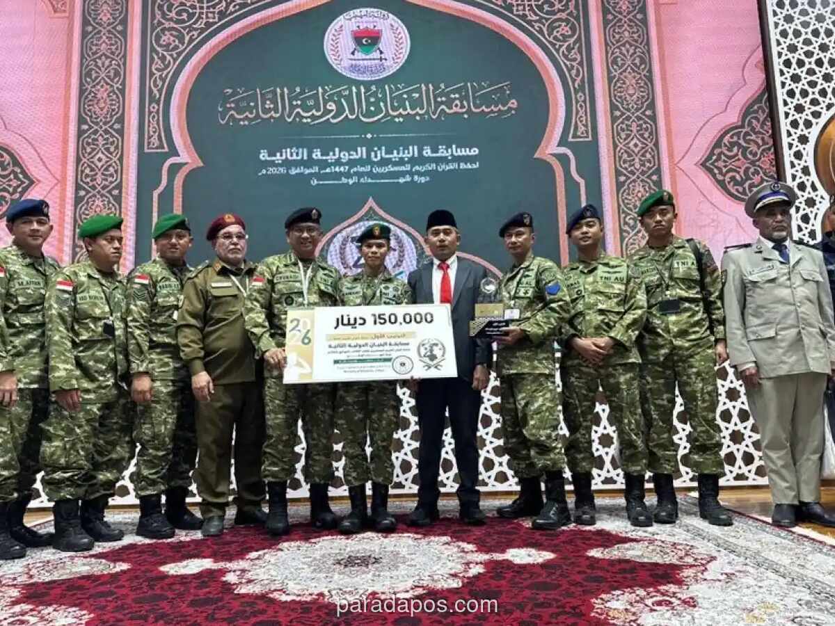 Prajurit TNI Juara Kompetisi Hafalan Al-Quran Internasional di Libya