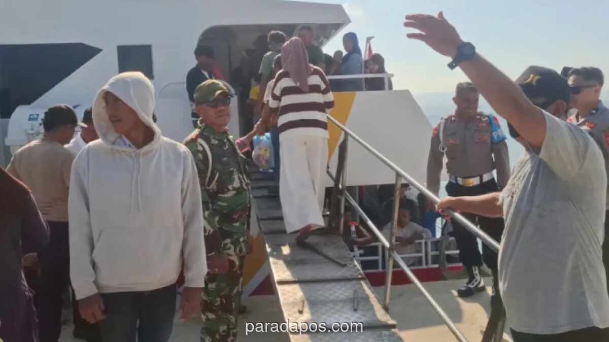 Puncak Arus Balik Lebaran di Pelabuhan Raha, Tiga Kapal Cepat Disiagakan