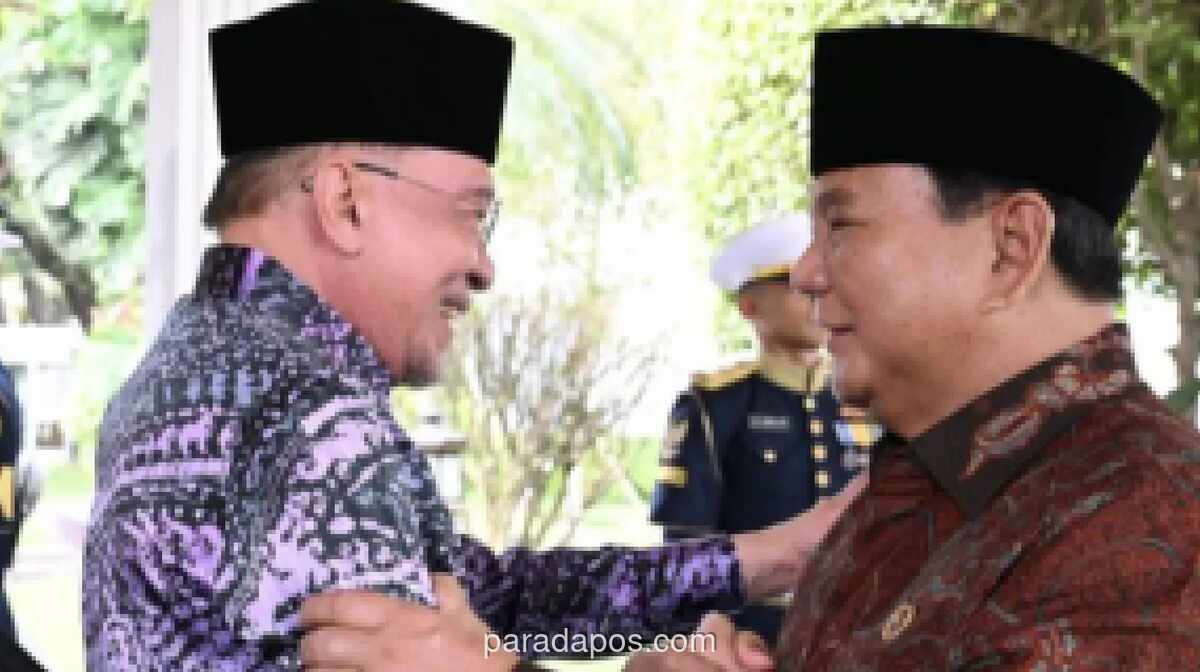 PM Anwar dan Presiden Prabowo Sepakati Kerja Sama Strategis Jaga Stabilitas Kawasan