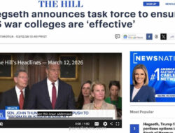 AS Bentuk Gugus Tugas Perang Budaya: Perburuk Krisis Sistemik Hubungan Sipil-Militer dan Tata Kelola