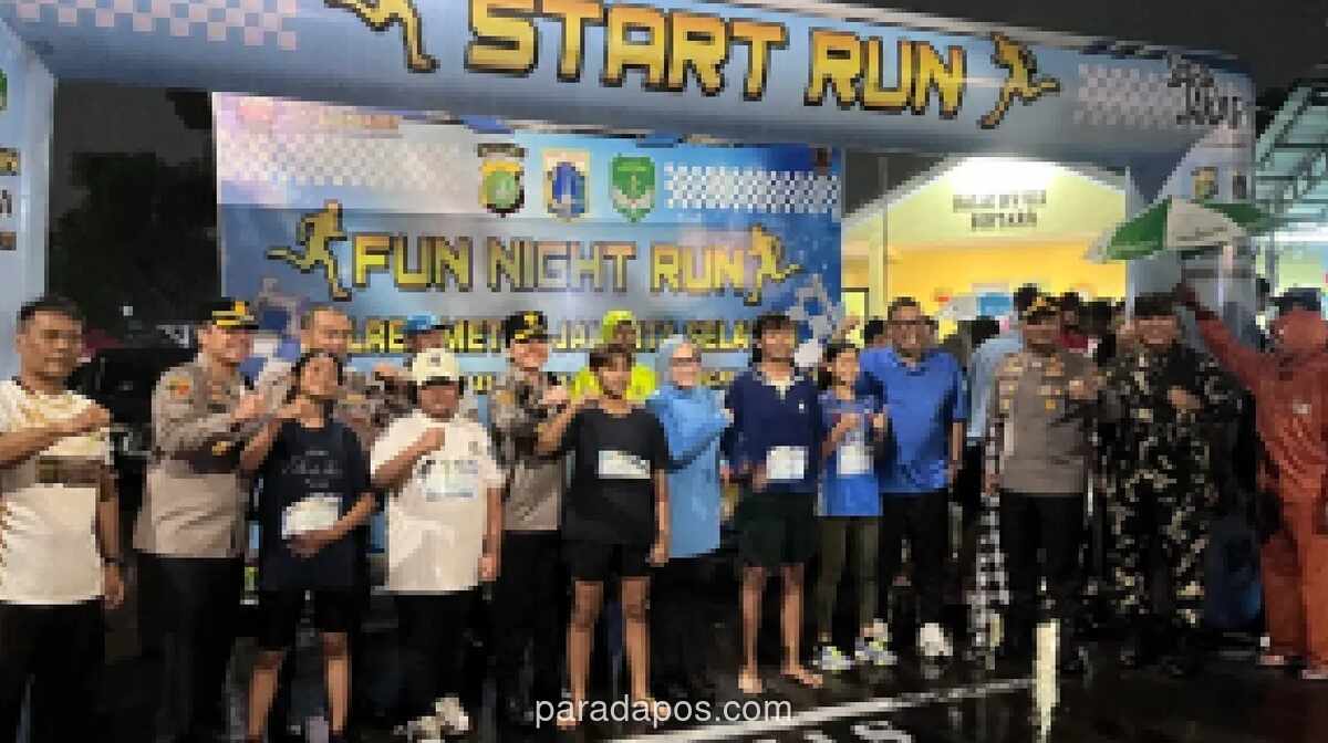 Polres Jaksel Gelar Fun Night Run untuk Alihkan Remaja dari Balap Liar