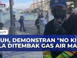 Unjuk Rasa No Kings di Los Angeles Berakhir Ricuh, Polisi Bubarkan dengan Gas Air Mata