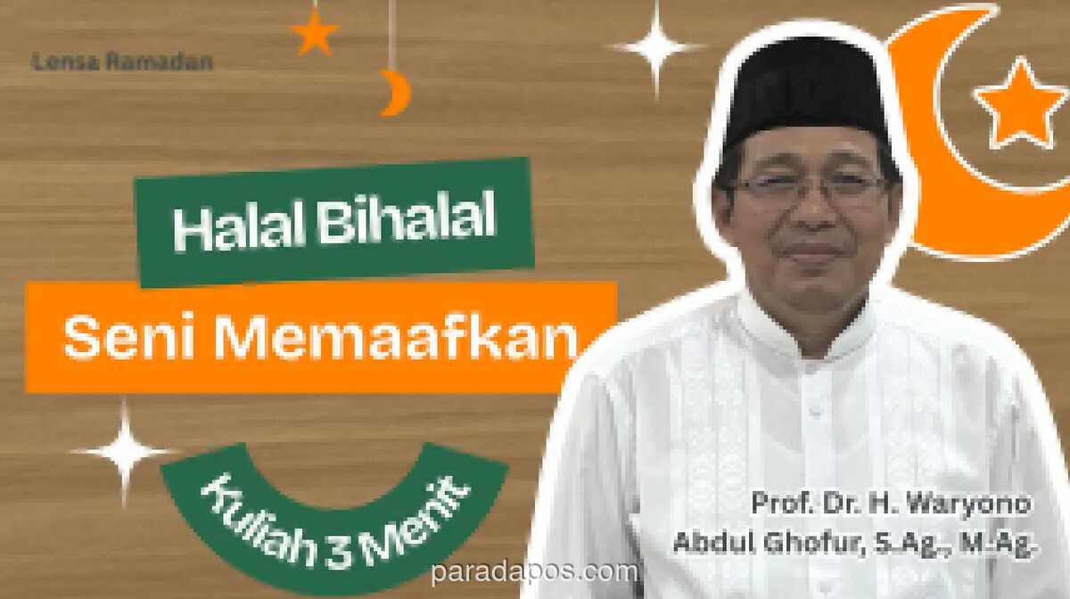 Psikolog Ingatkan Memaafkan di Idulfitri Harus Tulus, Bukan Sekadar Formalitas