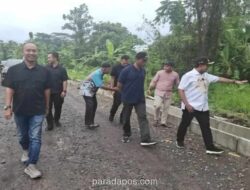 Bupati Sumedang Tinjau Akhir Pengerjaan Jalan Burujul-Sanca, Hotmix Segera Dilakukan