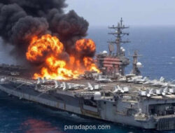 Iran Klaim Drone Serang Kapal Induk AS di Teluk, USS Abraham Lincoln Ditarik Mundur