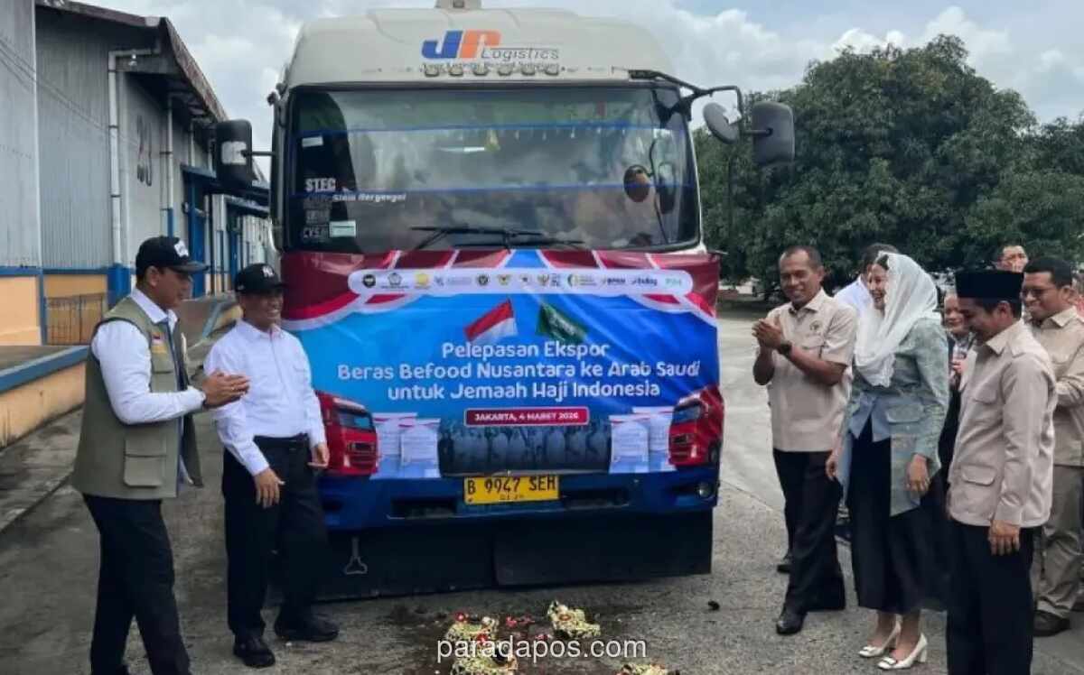Indonesia Ekspor Perdana Beras Premium untuk Jemaah Haji 2026