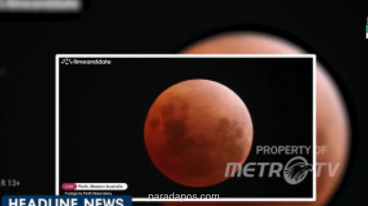 Gerhana Bulan Total Warnai Langit Amerika dan Asia pada 3 Maret 2026