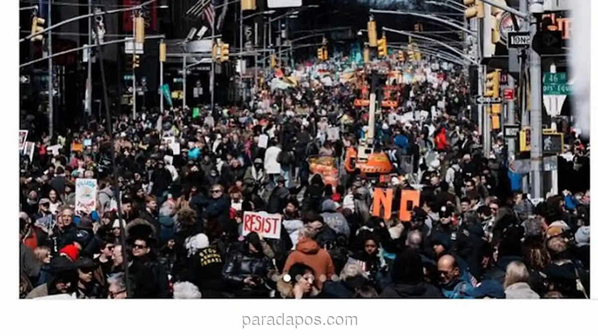 Gelombang Protes No Kings Serukan Penolakan terhadap Trump di Seluruh AS