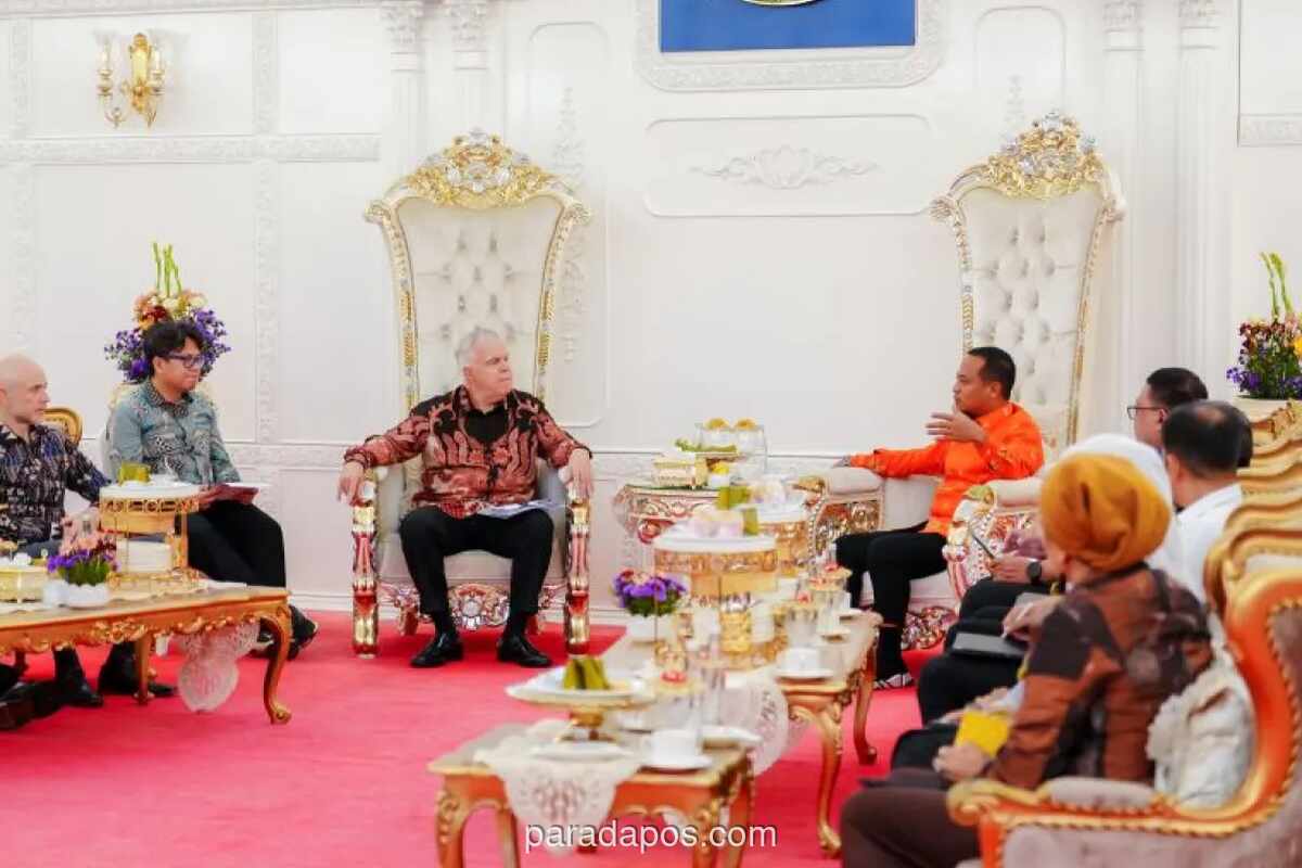 Gubernur Sulsel Tekankan Perdamaian sebagai Syarat Kemajuan dalam Pertemuan dengan Pejabat AS