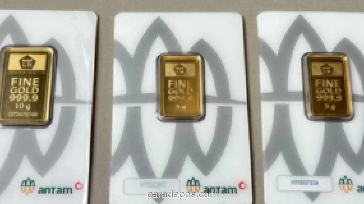 Harga Emas Antam Naik, Buyback Melonjak Rp27.000 per Gram