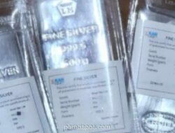 Harga Perak Antam Melonjak Rp2.100 ke Rp46.550 per Gram