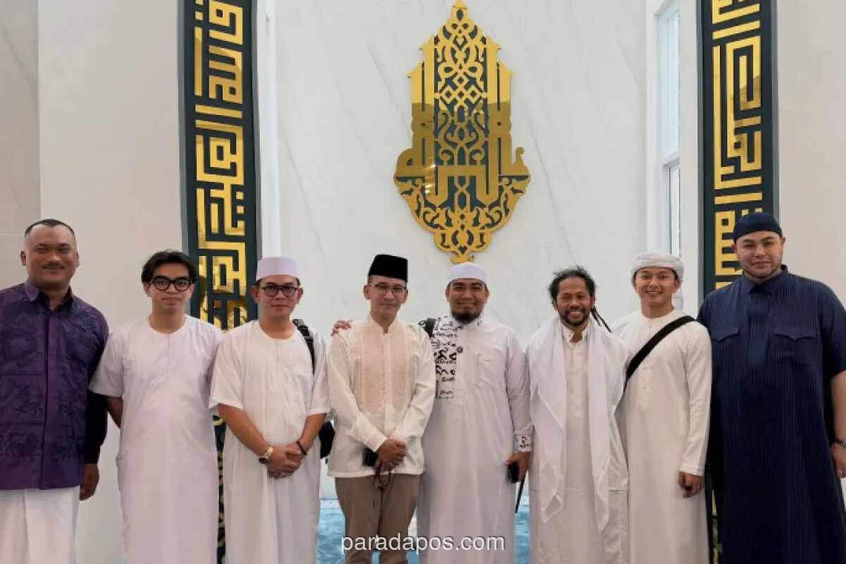 Ivan Gunawan Salat Id Pertama Kali di Masjid yang Ia Bangun Sendiri di Depok