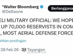 Pernyataan Militer Israel Soal 70.000 Pasukan Cadangan Picu Diskusi Akhir Zaman di Medsos