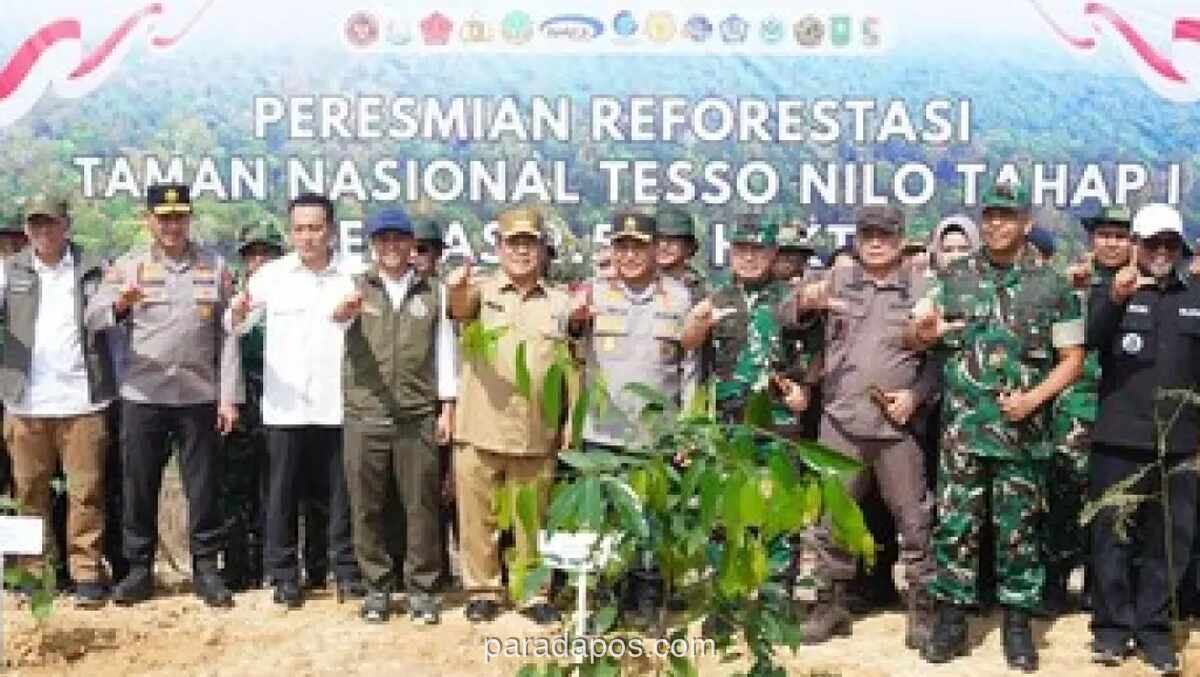 Menteri Kehutanan Pimpin Penanaman 2.000 Bibit, Awal Restorasi Tesso Nilo