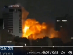 Iran Lancarkan Serangan Rudal Balistik ke Tel Aviv, Bandara Ben Gurion Dilaporkan Rusak