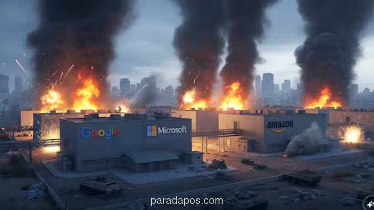 Iran Ancam Serang Kantor Google dan Microsoft di Timur Tengah