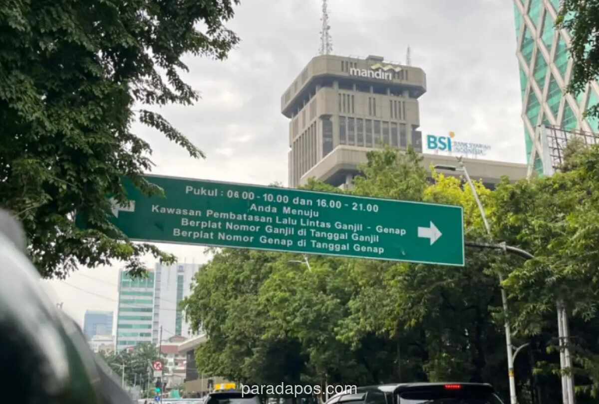 Ganjil Genap DKI Jakarta Berlaku Hari Ini, Pelat Genap Diizinkan