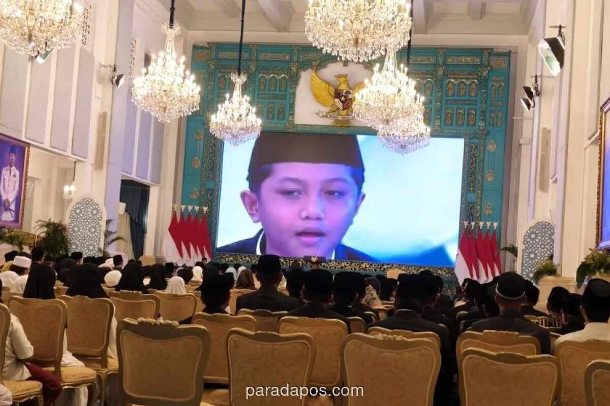 Presiden Prabowo Apresiasi Qari Cilik Juara MTQ Internasional di Istana Negara
