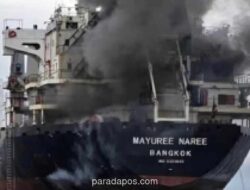Kapal Kargo Thailand Diserang dan Terbakar di Selat Hormuz, 3 Awak Hilang
