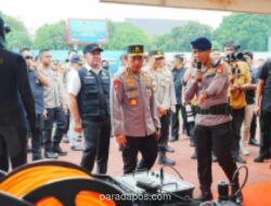 Kapolri Tinjau Kesiapan Antisipasi Bencana Saat Mudik Lebaran 2026 di Palembang