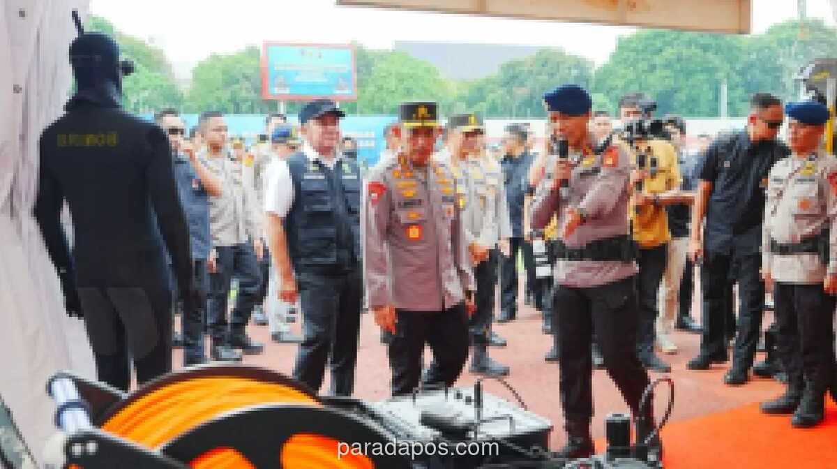 Kapolri Tinjau Kesiapan Antisipasi Bencana Saat Mudik Lebaran 2026 di Palembang