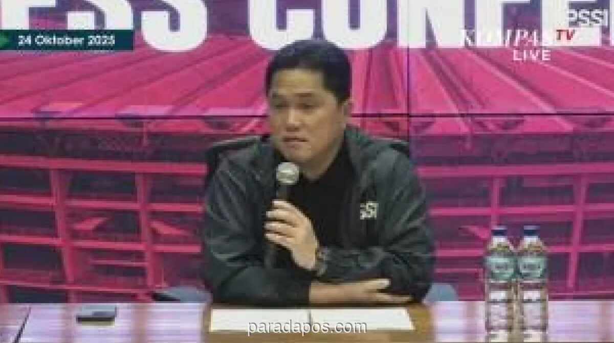 Erick Thohir Apresiasi Performa Timnas Meski Kalah Tipis dari Bulgaria