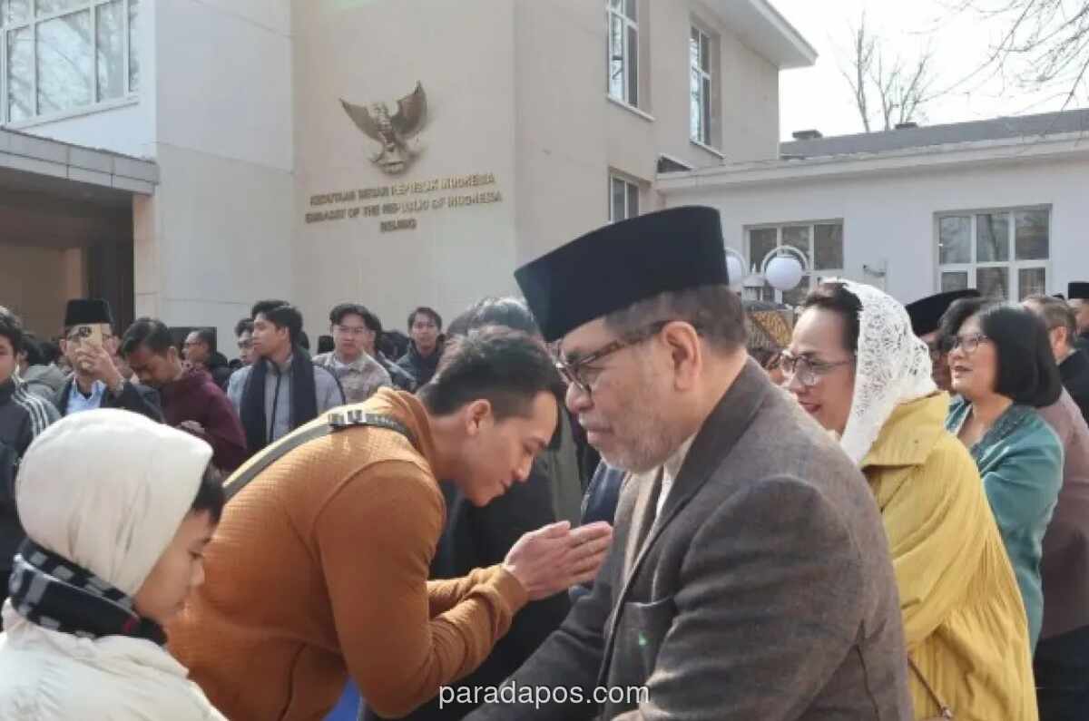 KBRI Beijing Gelar Shalat Id dan Galang Donasi Rp30,9 Juta untuk Korban Bencana Aceh