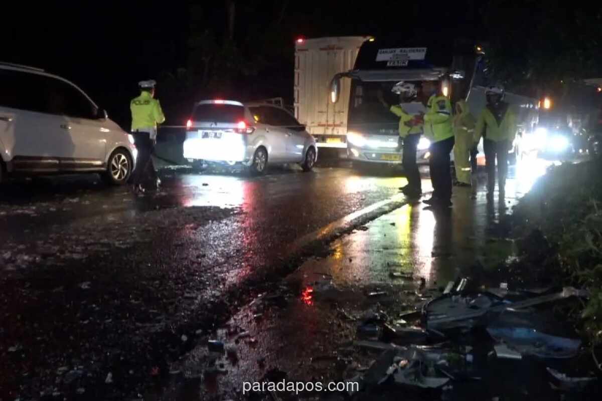 Tabrakan Minibus di Jalur Mudik Garut, Tak Ada Korban Jiwa