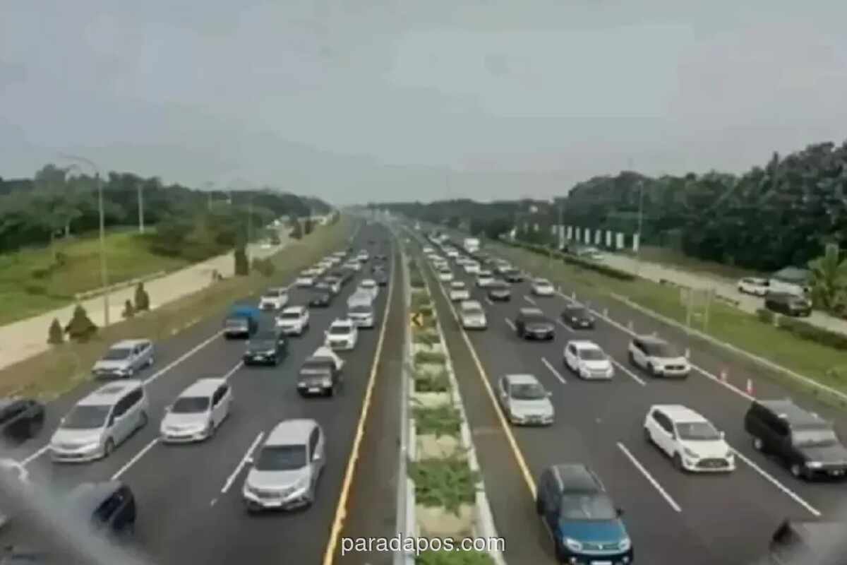 Korlantas Cabut Sistem One Way di Ruas Tol Kalikangkung-Brebes Usai Arus Balik Landai