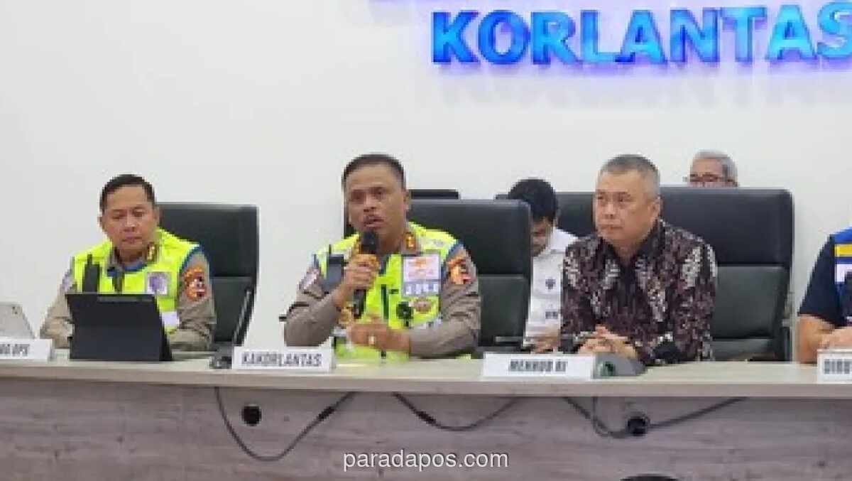 Korlantas Polri Berlakukan One Way Presisi Tahap I di Tol Trans Jawa untuk Arus Balik Lebaran