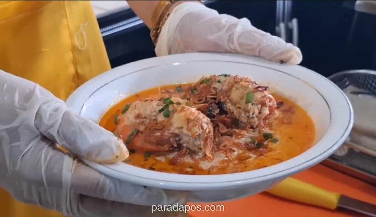 Laksan Kuah Udang Satang Jadi Primadona Takjil Ramadan di Palembang