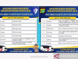 Samsat Keliling Polda Metro Jaya Hadir di Delapan Titik Jabodetabek Hari Ini
