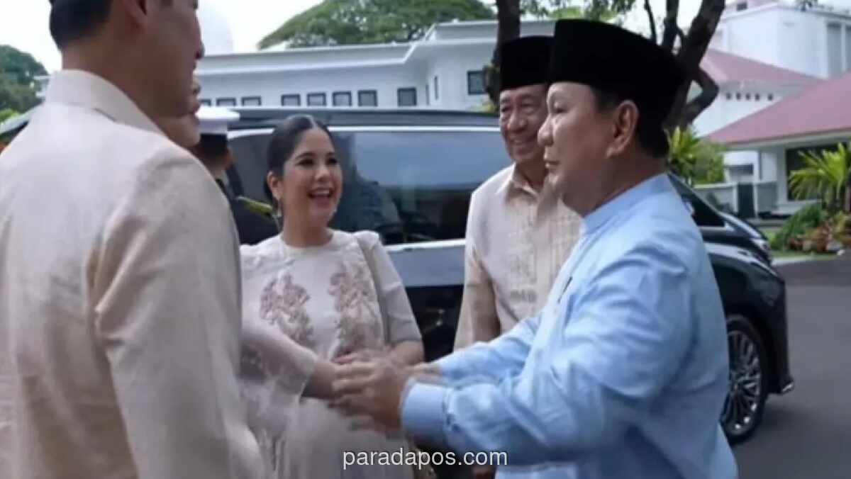 SBY dan Keluarga Hadiri Halalbihalal Prabowo di Istana Merdeka