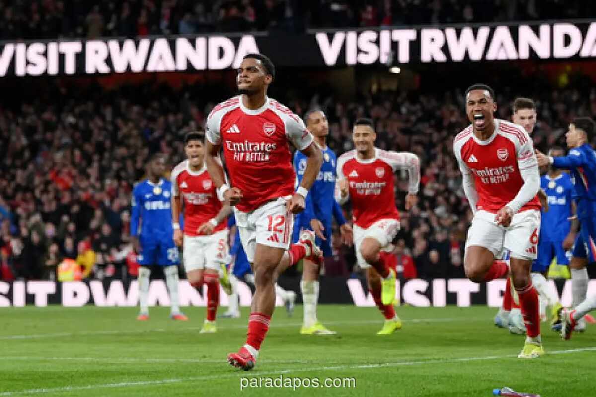 Arsenal Pertahankan Puncak Klasemen Usai Kalahkan Chelsea 2-1