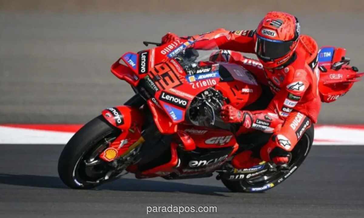 Marquez Menangi Sprint Race MotoGP Brasil Setelah Duel Sengit dengan Di Giannantonio