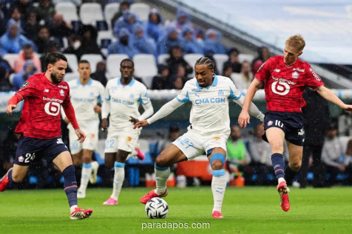 Lille Balikkan Keadaan, Kalahkan Marseille 2-1 di Menit Akhir