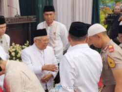 Wapres Maruf Amin Serukan Solidaritas Ekonomi dan Silaturahmi Perekat Bangsa di Khutbah Idulfitri
