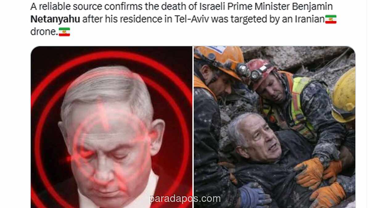 Media Iran Klaim Netanyahu Tewas, Israel Bantah Sebagai Perang Informasi