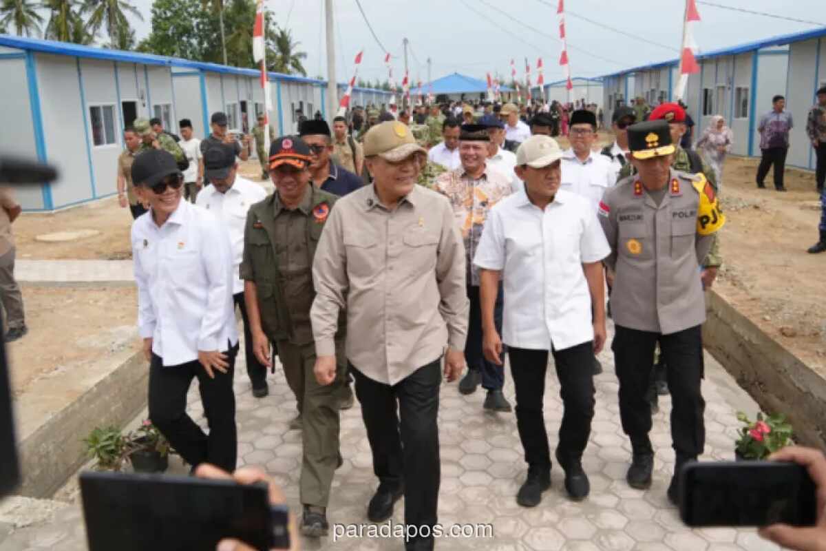 Menko Polkam Serahkan 104 Huntap Siap Huni untuk Korban Bencana Aceh Utara