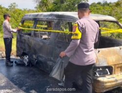 Mobil Angkutan Pemudik Hangus Terbakar di Buton Tengah, Sopir dan Penumpang Selamat