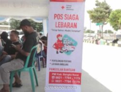 PMI Bangka Barat Dirikan Posko Kesehatan 24 Jam untuk Pemudik di Pelabuhan Mentok