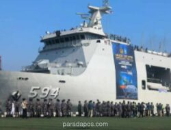 TNI AL Kerahkan KRI Semarang-594 untuk Angkut Pemudik ke Bangka Belitung Gratis