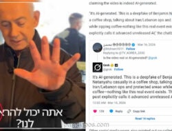 Netanyahu Tampil di Video untuk Bantah Rumor Meninggal, Malah Dituding Deepfake