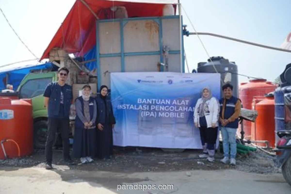 Kolaborasi ParagonCorp dan ITB Pasok Air Bersih untuk 1.200 Warga Aceh Tamiang