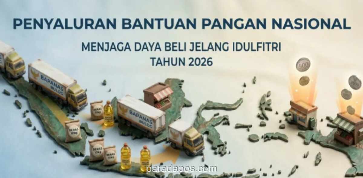 Pemerintah Percepat Distribusi Bantuan Pangan Jelang Idulfitri untuk 33,2 Juta Warga